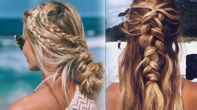 Plaj saçlarında doğallık rüzgarı