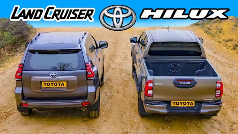 Toyota Land Cruiser ve Hilux, Arazi Koşullarında Yarıştı