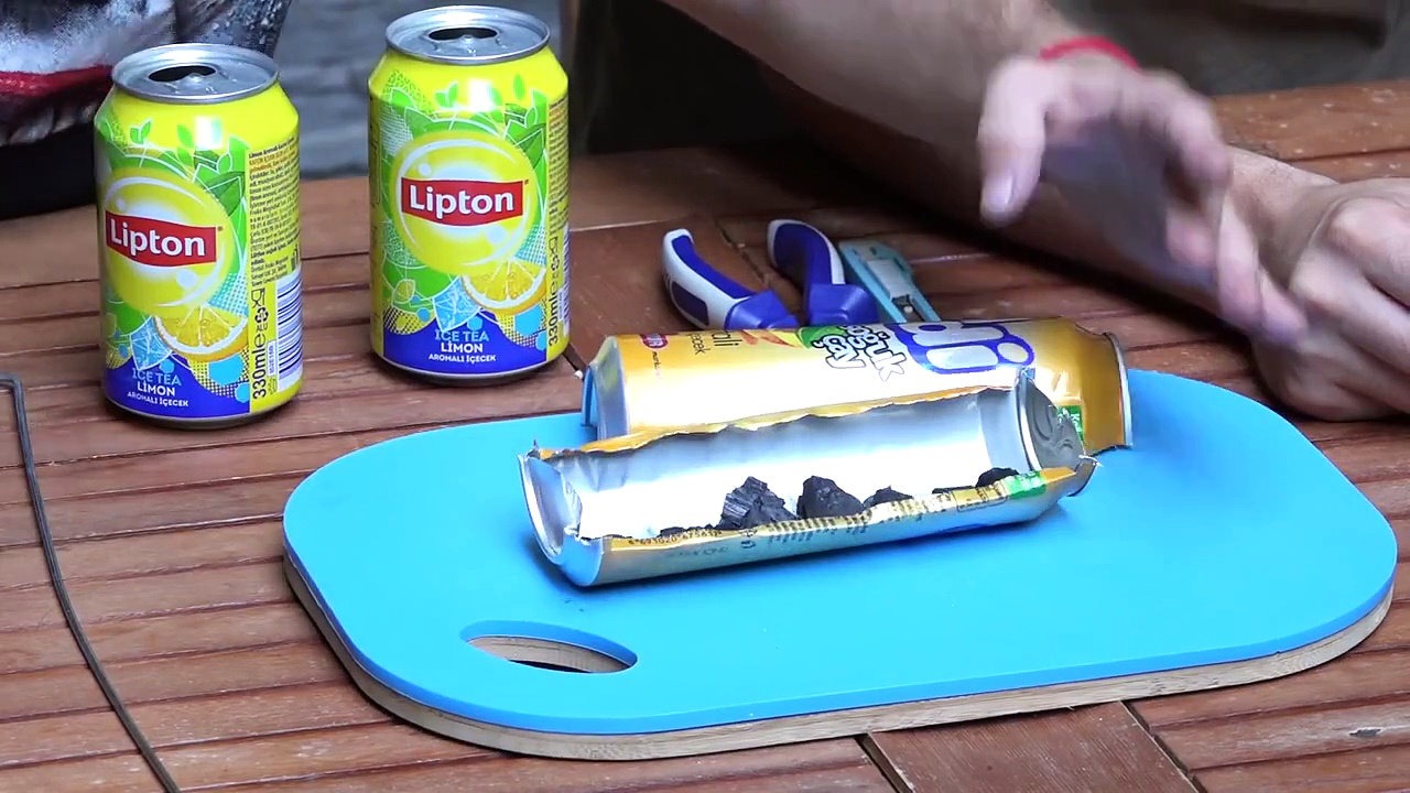 İçecek Kutuları ile Nasıl Mangal Yapılır?