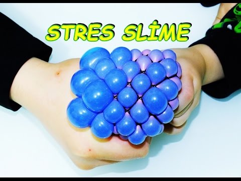 Slime Stres Topu Nasıl Yapılır