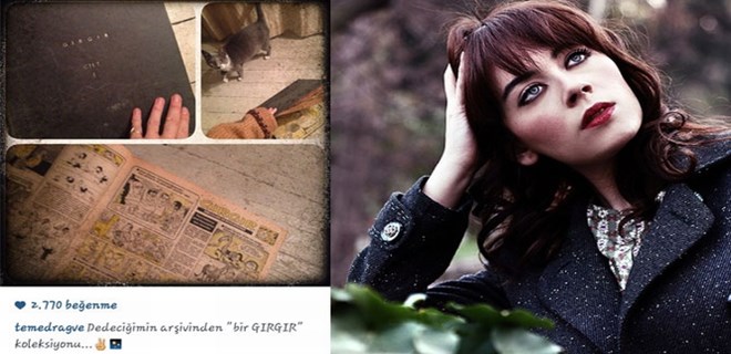 Demet Evgar dedesinin