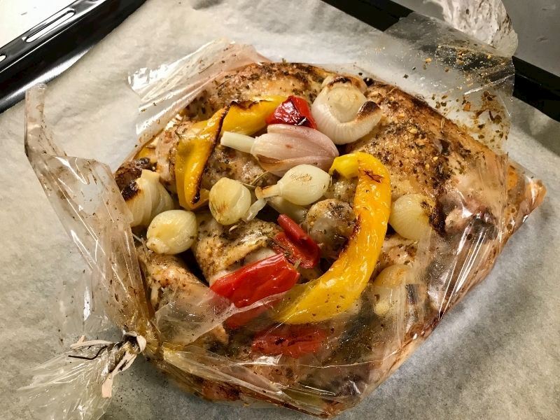 Fırın Poşetinde Tavuk